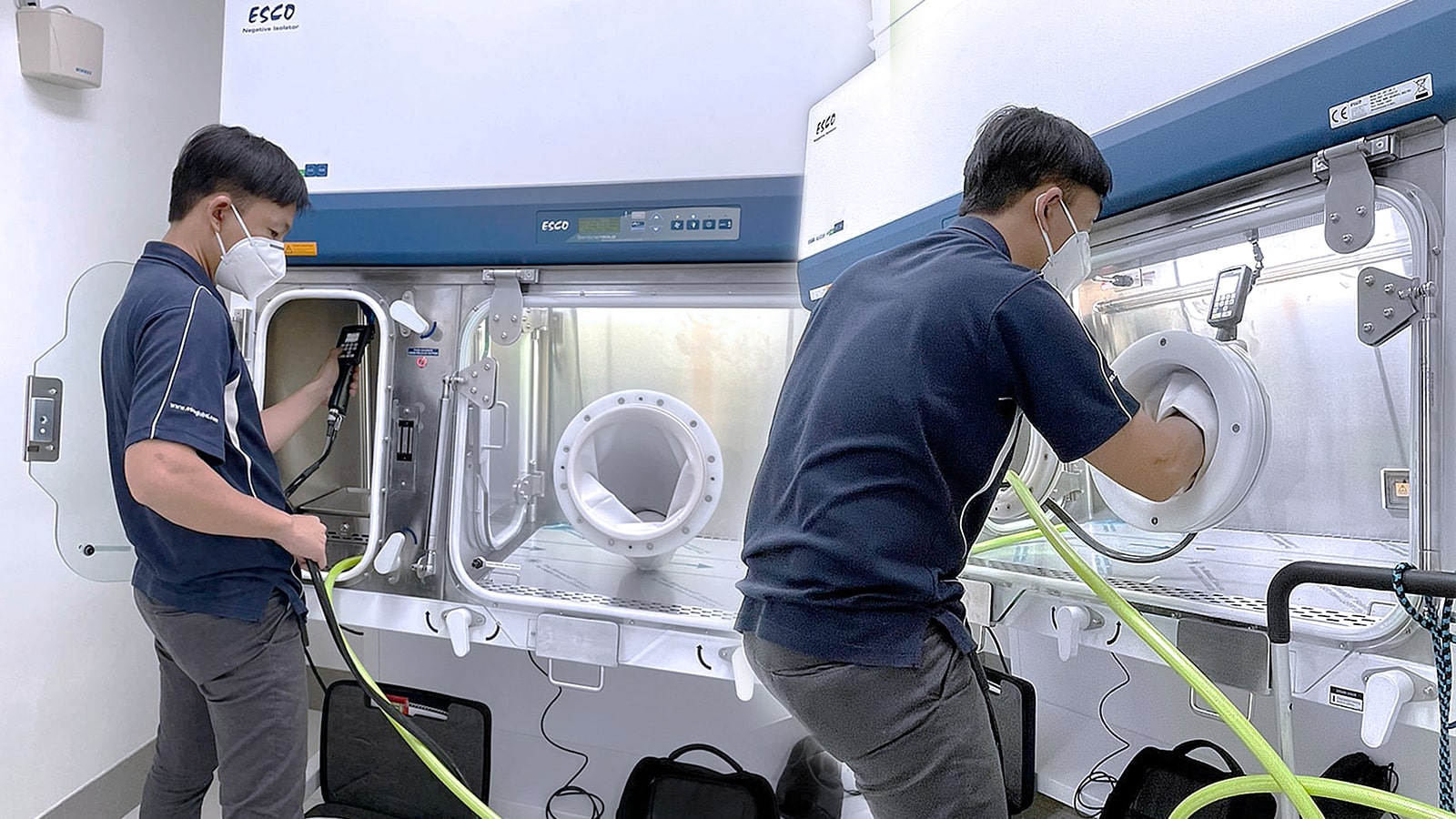 Esco servicing of the Isoclean® HPI unit at client site